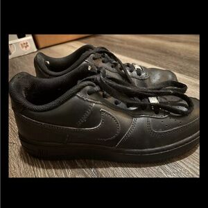 Classic Black Air Force 1s